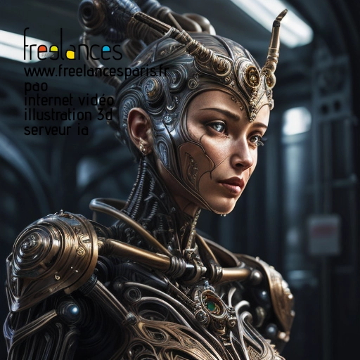 Pao internet vidéo illustration 3d serveur intelligence générative freelance paris studio de création 63VGVGA1